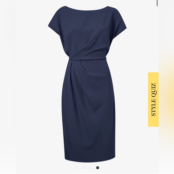 MM Lafleur Jillian dress blue 6 office style - Picture 1 of 4